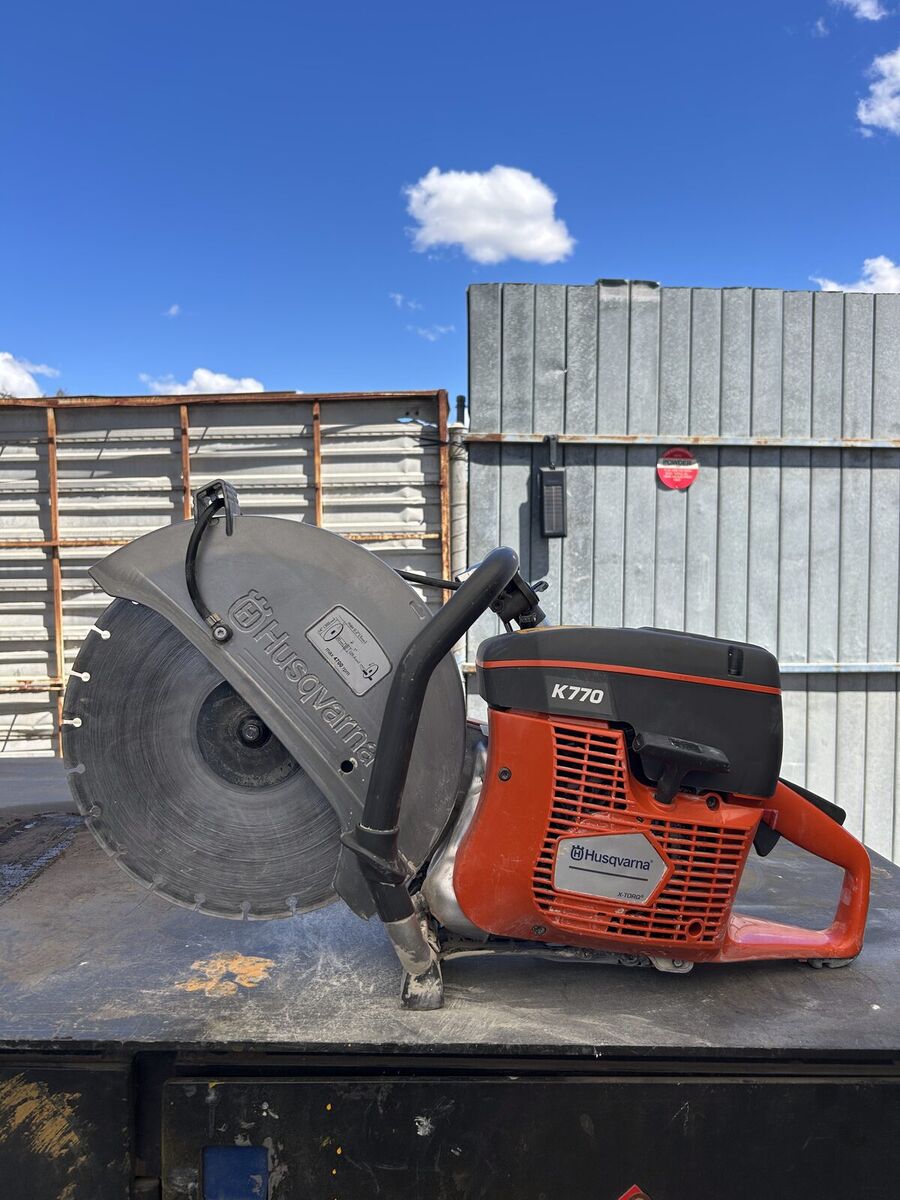 Husqvarna K770 power cutter side view
